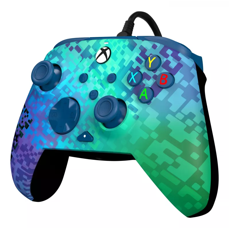 “PDP Rematch Advanced” Must, roheline USB mängupult Analoog / Digitaalne PC, Xbox One, Xbox Series S, Xbox Series X