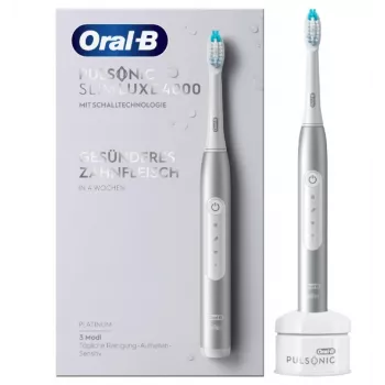Oral-B Pulsonic õhuke Luxe 4000 Adult Sonic toothbrush Platinum