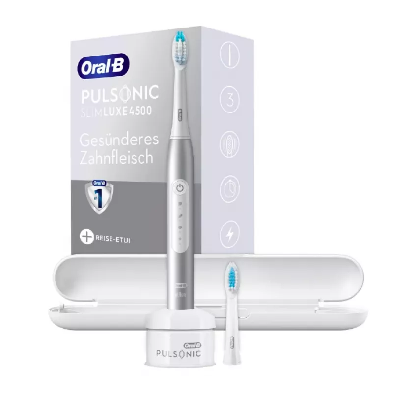 Oral-B Pulsonic õhuke Luxe 4500 Adult Sonic toothbrush Platinum