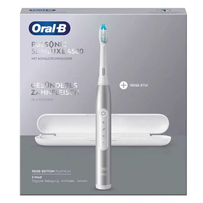 Oral-B Pulsonic õhuke Luxe 4500 Adult Sonic toothbrush Platinum