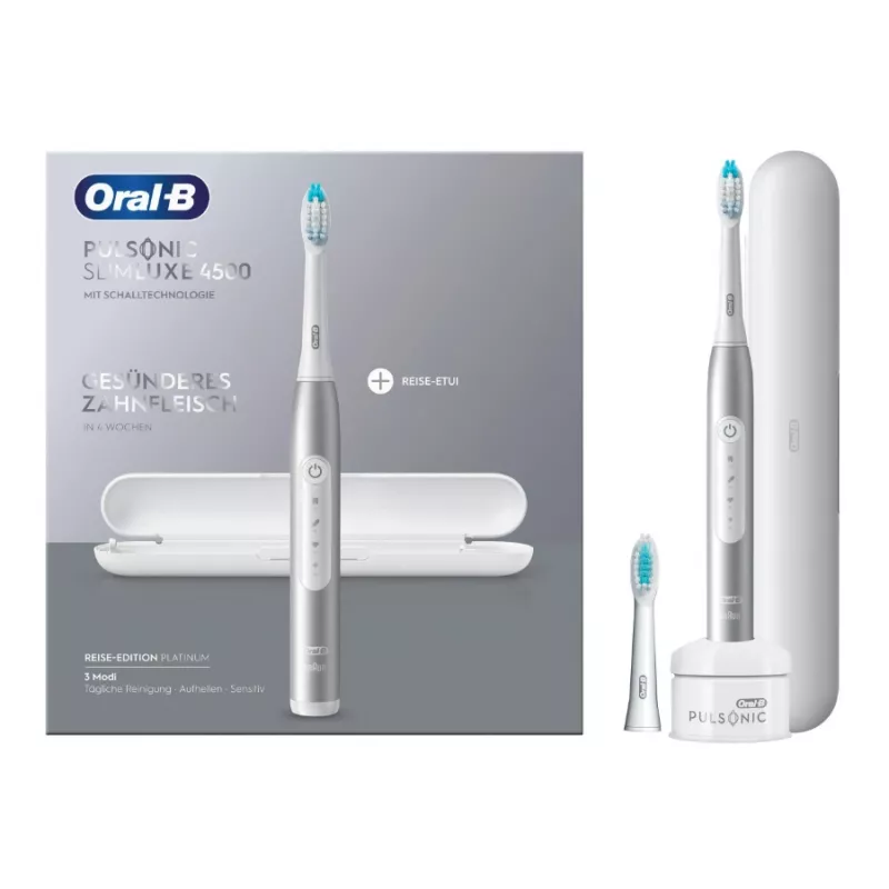 Oral-B Pulsonic õhuke Luxe 4500 Adult Sonic toothbrush Platinum