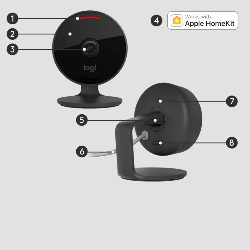 IP turvakaamera Logitech Circle View Camera HD 1080
