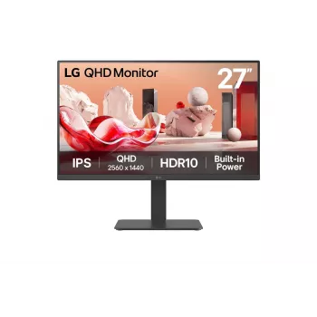 LG 27BA45QB-B arvutimonitor 68,6 cm (27 tolli) 2560 x 1440 pikslit Quad HD LCD must