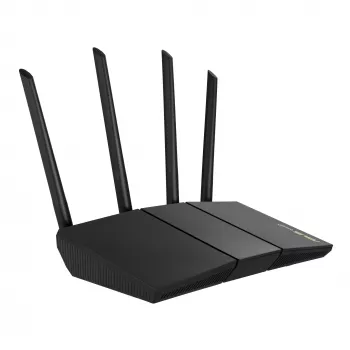 ASUS RT-AX57 traadita ruuter Gigabit Ethernet Kaheribaline (2,4 GHz / 5 GHz) Must