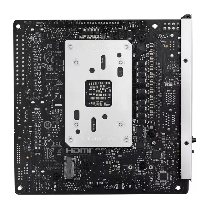 Emaplaat ASUS ROG STRIX B850-I GAMING WIFI, AMD B850, Socket AM5, mini ITX, 2x DDR5, Wi‑Fi 7, 2.5Gb LAN