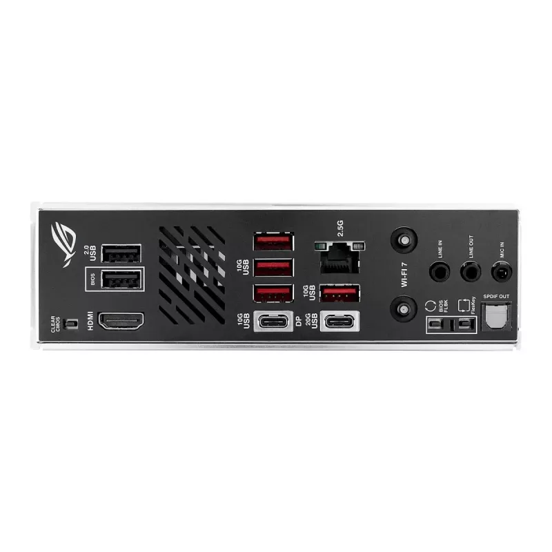 Emaplaat ASUS ROG STRIX B850-I GAMING WIFI, AMD B850, Socket AM5, mini ITX, 2x DDR5, Wi‑Fi 7, 2.5Gb LAN