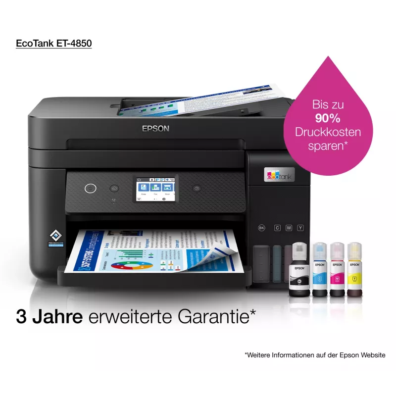 Epson EcoTank ET-4850 tindiprinter A4 4800 x 1200 DPI 33 ppm Wi-Fi