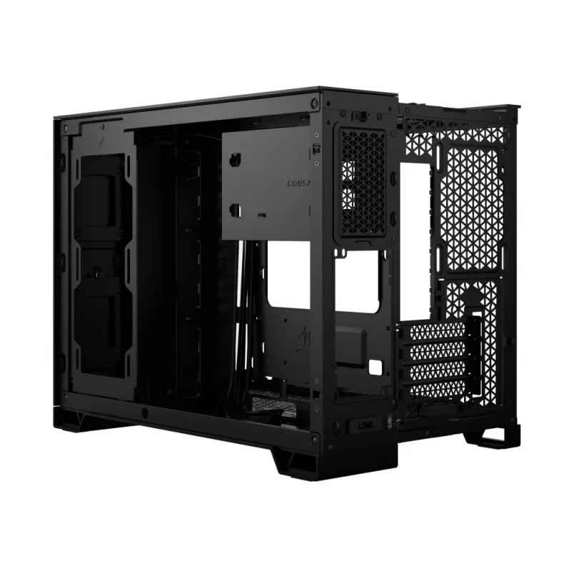 CORSAIR arvutikorpus - keskmine torn - 2500x kahekambriline - must
