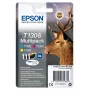 Epson Stag Multipack 3-värvi T1306 DURABrite Ultra tint, kõrge (XL) tootlusega, tsüaan, magenta, kollane, pigmendipõhine tint, 10,1 ml, 1 tk, hulgipakend