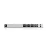 Hallatav kommutaator UBIQUITI USW-PRO-24-EU — 24× Gigabit RJ-45, 2× SFP+, L2/L3, riiulisse paigaldatav, hõbedane