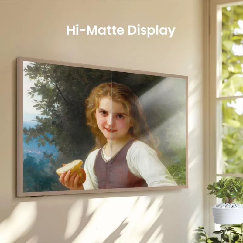 Hisense 55-tolline S7NQTUK Canvas TV koos Freely ja ArtMode'iga