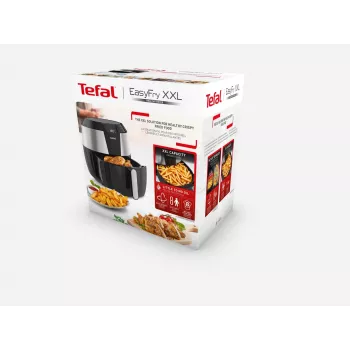 Tefal Easy Fry EY701D Üksik 5,6 L Eraldiseisev 1850 W Kuumaõhufritüür Must, Roostevaba teras