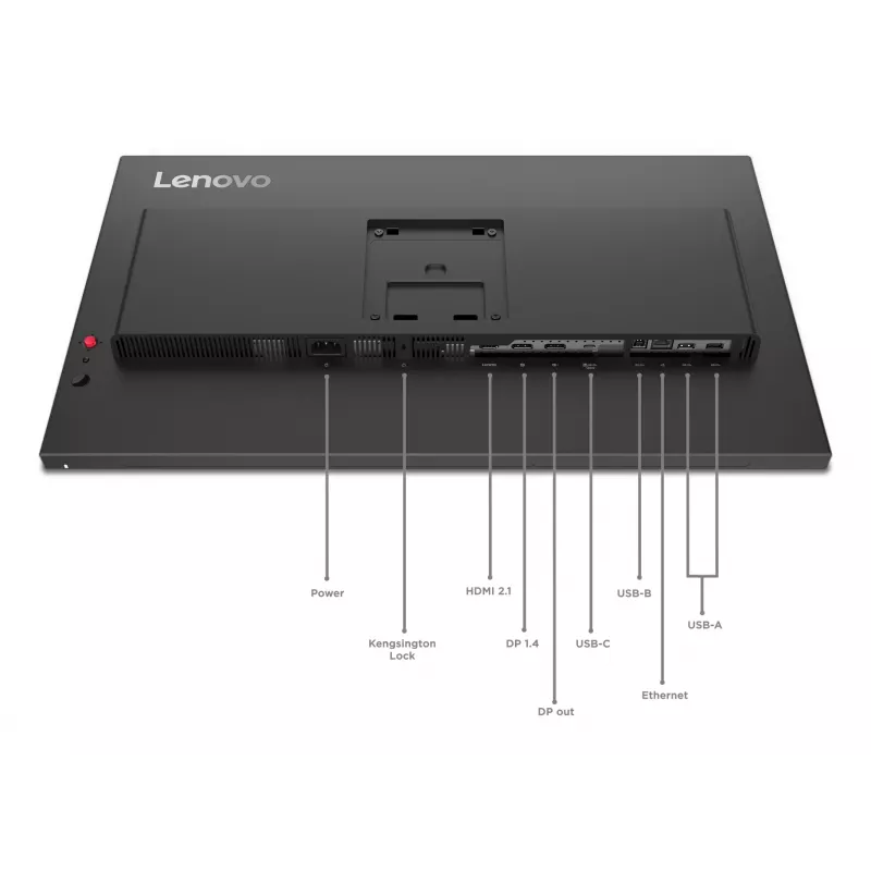 Lenovo ThinkVision P27QD-40 monitor, 68.6 cm (27 tolli), 2560 x 1440 pikslit, Wide Quad HD, LED, 6 ms, must