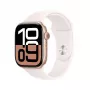 APPLE Watch Series 10 GPS 46mm roosakuldne alumiiniumkorpus heleda virsikuvärvi spordirihmaga - M/L