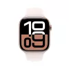 APPLE Watch Series 10 GPS 46mm roosakuldne alumiiniumkorpus heleda virsikuvärvi spordirihmaga - M/L