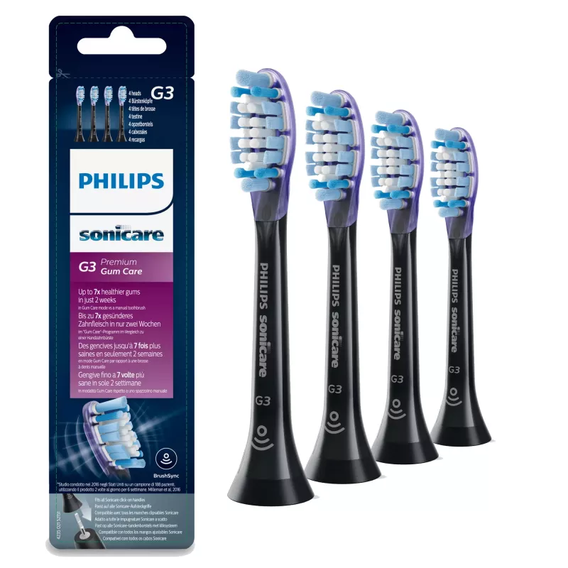 Philips G3 Premium Gum Care HX9054/33 4-pack vahetatavad sonilised hambaharjapead