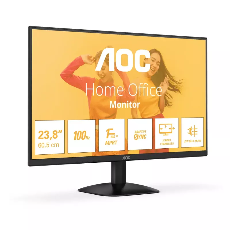 AOC B3 24B35HM2 arvutimonitor 60,5 cm (23,8 tolli) 1920 x 1080 Full HD LED must