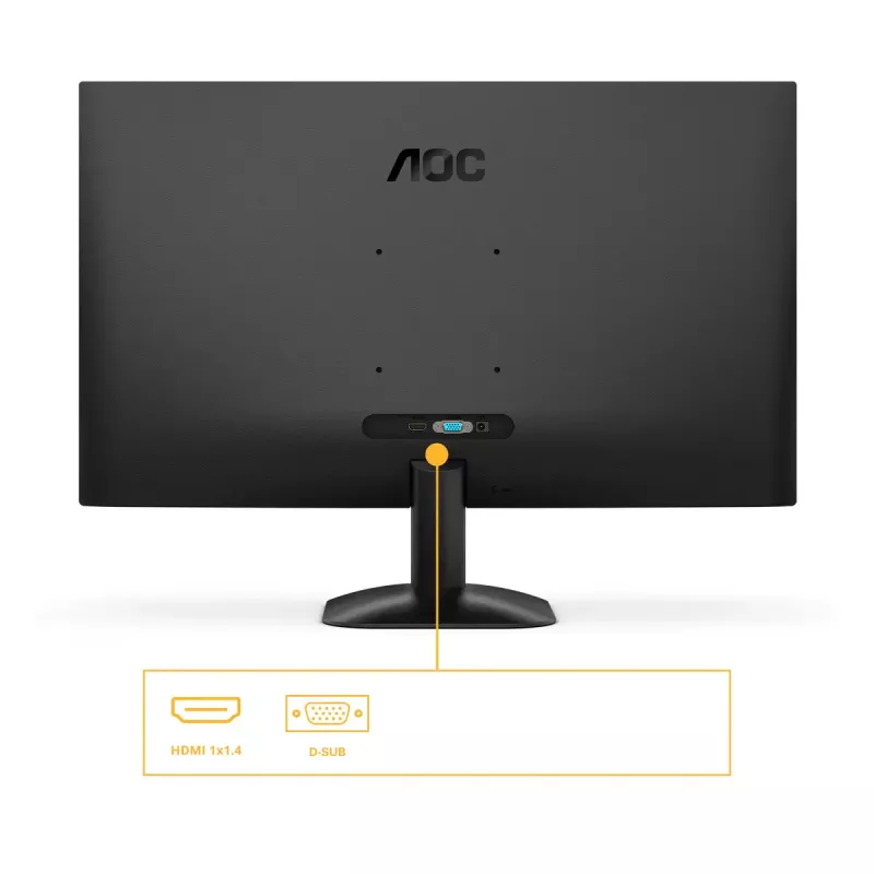 AOC B3 24B35HM2 arvutimonitor 60,5 cm (23,8 tolli) 1920 x 1080 Full HD LED must