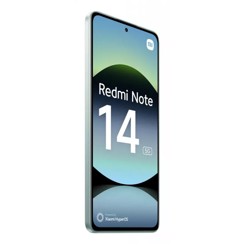 Nutitelefon Xiaomi Redmi Note 14 5G, 6,67 tolli AMOLED, 8 GB muutmälu, 256 GB, Coral Green, MediaTek Dimensity 7025 Ultra, IP64