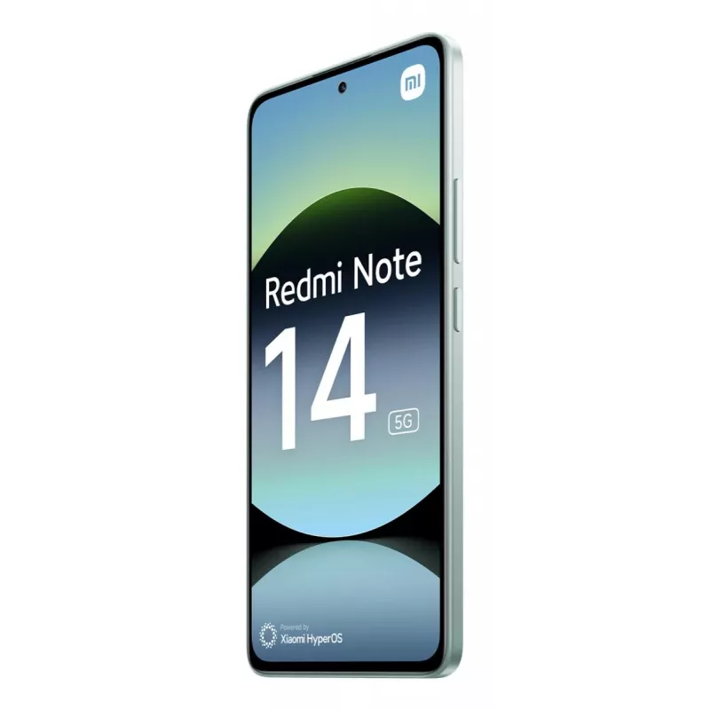 Nutitelefon Xiaomi Redmi Note 14 5G, 6,67 tolli AMOLED, 8 GB muutmälu, 256 GB, Coral Green, MediaTek Dimensity 7025 Ultra, IP64