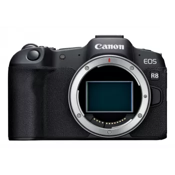 Canon EOS R8, 24.2 MP, 6000 x 4000 pikslit, CMOS, 4K Ultra HD, puutetundlik ekraan, must