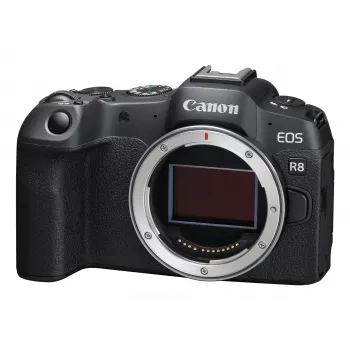 Canon EOS R8, 24.2 MP, 6000 x 4000 pikslit, CMOS, 4K Ultra HD, puutetundlik ekraan, must