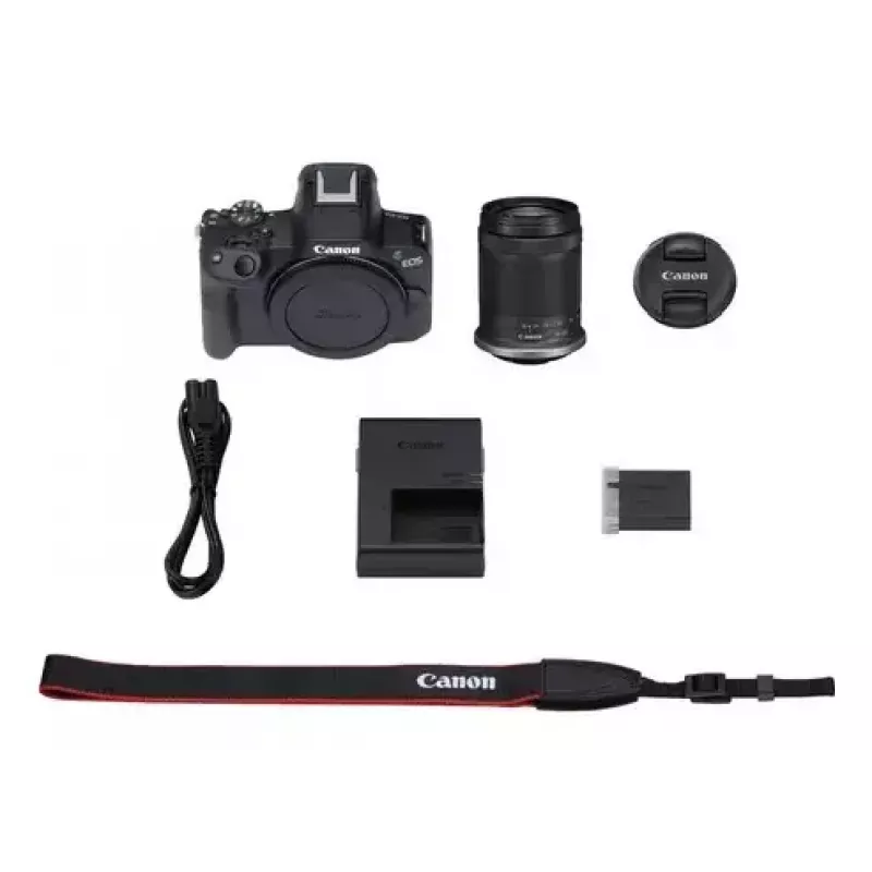 Canon EOS R50 MILC 24,2 MP CMOS 6000 x 4000 pikslit Must