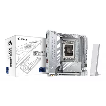 Emaplaat GIGABYTE B860I AORUS PRO ICE, Intel B860, LGA 1851, Mini-ITX