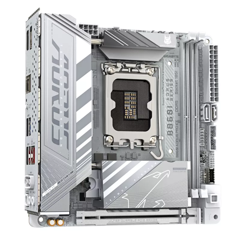 Emaplaat GIGABYTE B860I AORUS PRO ICE, Intel B860, LGA 1851, Mini-ITX