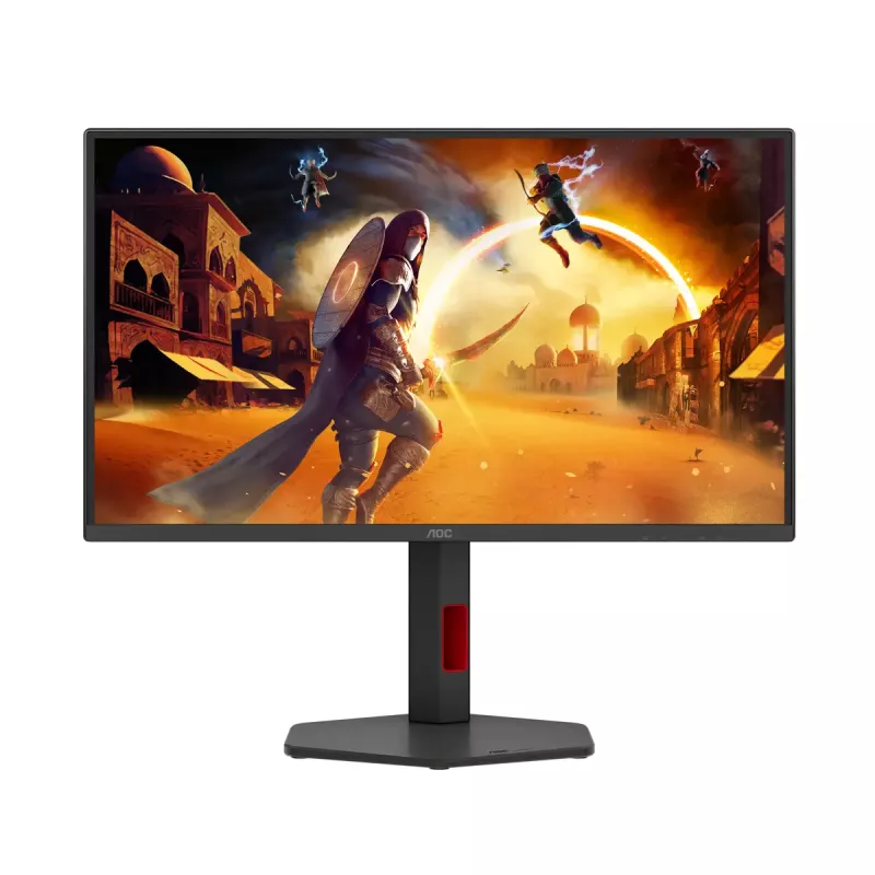AOC G4 Q25G4SR arvutimonitor 62,2 cm (24,5 tolli) 2560 x 1440 pikslit Quad HD LED must, punane