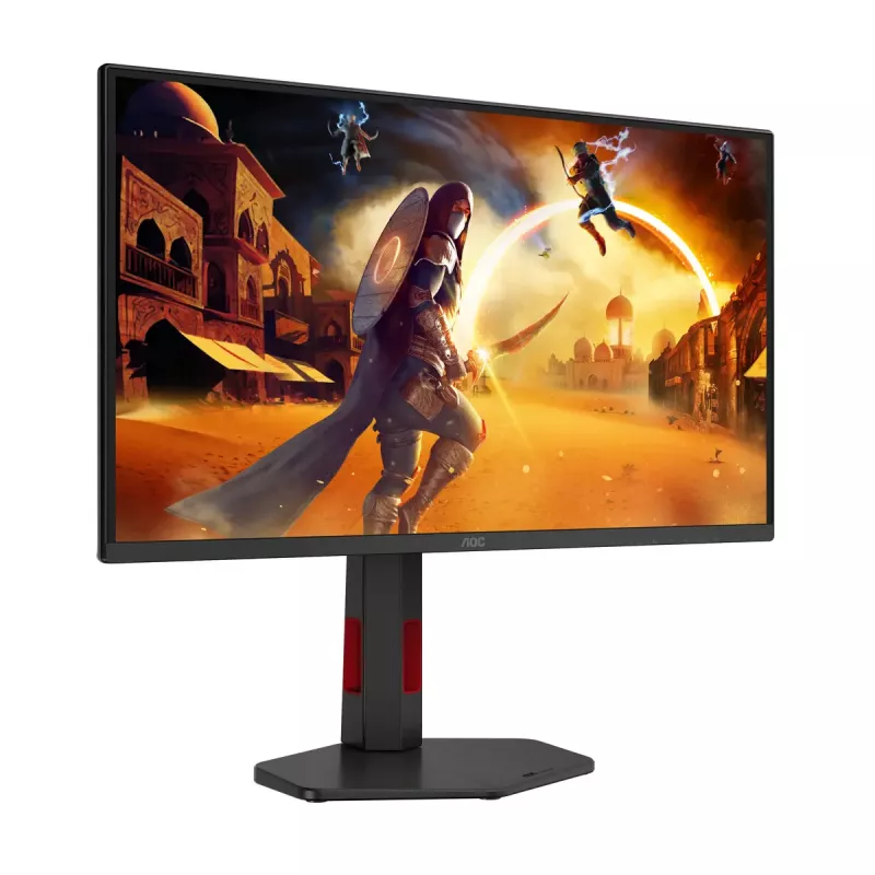 AOC G4 Q25G4SR arvutimonitor 62,2 cm (24,5 tolli) 2560 x 1440 pikslit Quad HD LED must, punane