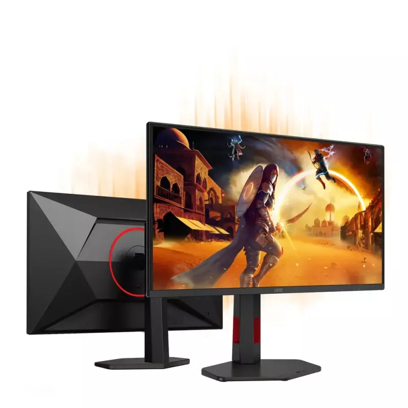 AOC G4 Q25G4SR arvutimonitor 62,2 cm (24,5 tolli) 2560 x 1440 pikslit Quad HD LED must, punane
