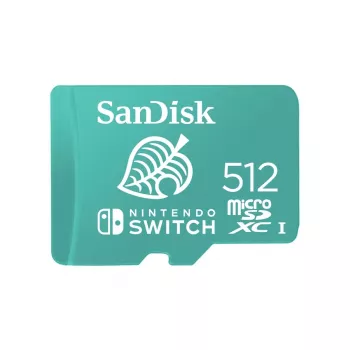 WESTERN DIGITAL SanDisk Micro SDXC kaart Nintendo Switchile 512GB UHS-I 100mb/s