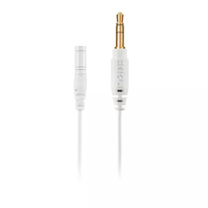Lavalier-mikrofon RØDE LAVALIER GO — klambriga kondensaator, ringsuunaline, 3,5 mm, 20–20000 Hz, valge/must