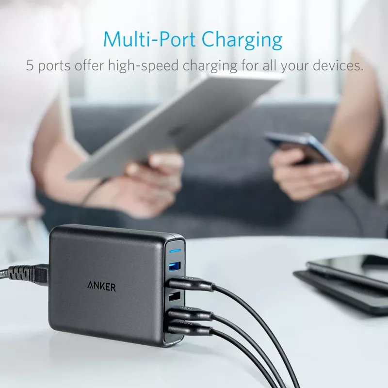 ANKER Powerport Speed 5 2x Quick Charge 3.0 Eu Must