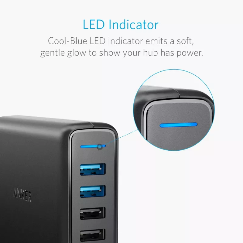ANKER Powerport Speed 5 2x Quick Charge 3.0 Eu Must