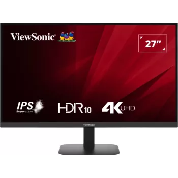 Viewsonic VA VA2708-4K-HD arvutikuvar 68,6 cm (27 tolli) 3840 x 2160 pikslit 4K Ultra HD LED Must