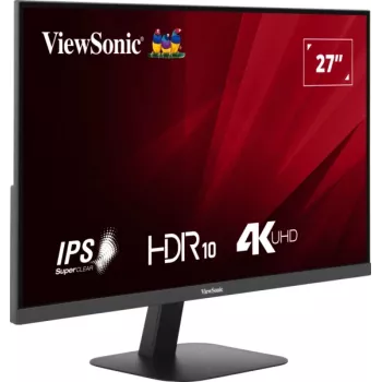 Viewsonic VA VA2708-4K-HD arvutikuvar 68,6 cm (27 tolli) 3840 x 2160 pikslit 4K Ultra HD LED Must