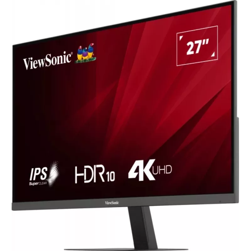 Viewsonic VA VA2708-4K-HD arvutikuvar 68,6 cm (27 tolli) 3840 x 2160 pikslit 4K Ultra HD LED Must