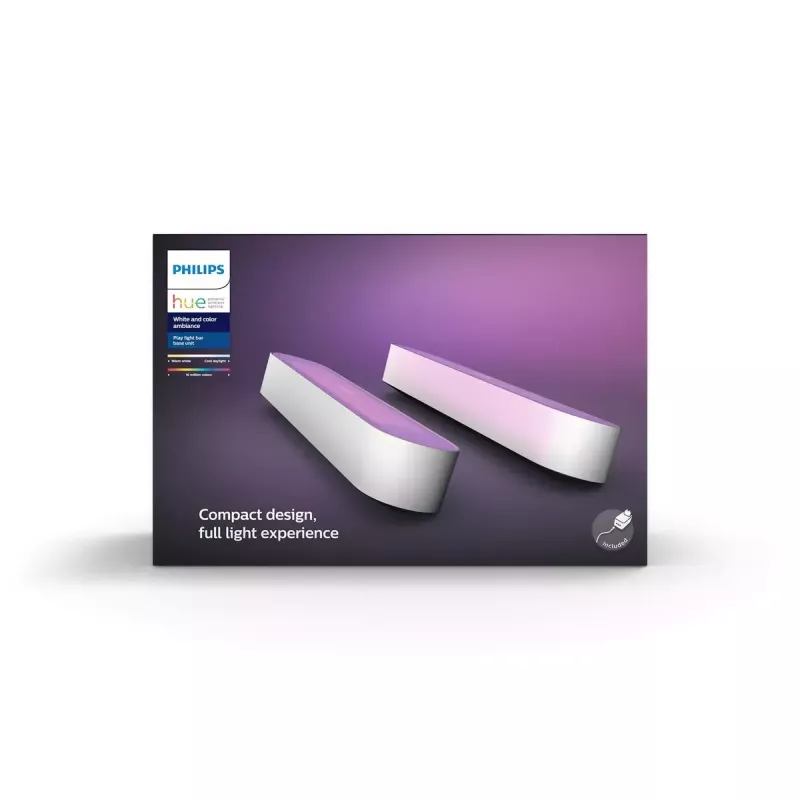 Philips Hue White and colour ambience Play valgusriba topeltpakk
