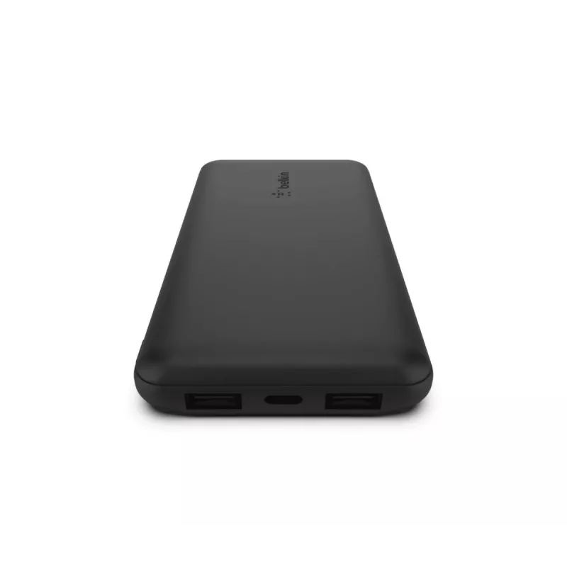 BELKIN 10k akupank USB-C 15 W kahe USB-A-ga ja 15 cm USB-A–C-kaabliga, must