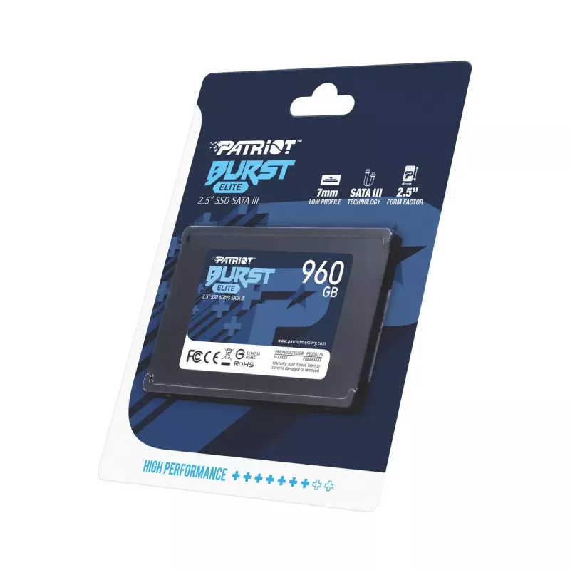 SSD-ketas Patriot Memory 960 GB 2,5-tolline SATA III PBE960GS25SSDR