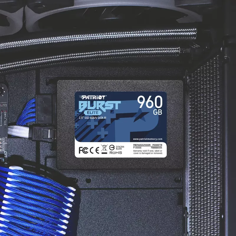 SSD-ketas Patriot Memory 960 GB 2,5-tolline SATA III PBE960GS25SSDR