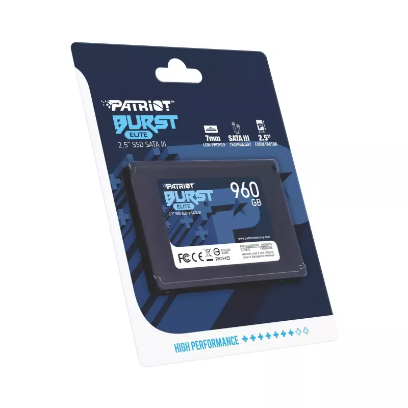 SSD-ketas Patriot Memory 960 GB 2,5-tolline SATA III PBE960GS25SSDR