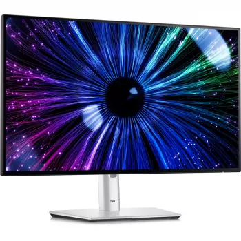 DELL UltraSharp U2424HE arvutimonitor 60,5 cm (23,8 tolli) 1920 x 1080 pikslit Full HD LCD must, hõbedane