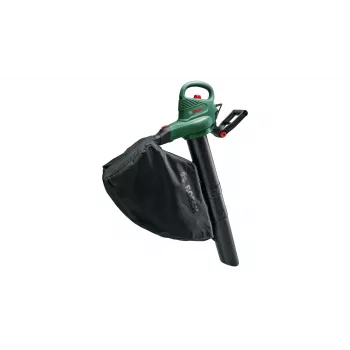 Käsipuhur Bosch Universal GardenTidy 2300 — 2300 W, 576 m³/h, 45 L kogumiskott, 185–285 km/h, purustusfunktsioon