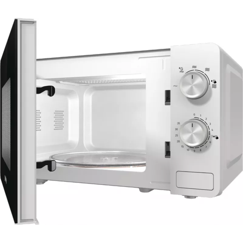 Gorenje Mikrolaineahi MO17E1W, Töötasapind, Soolo mikrolaineahi, 17 L, 700 W, Sisseehitatud ekraan, LED