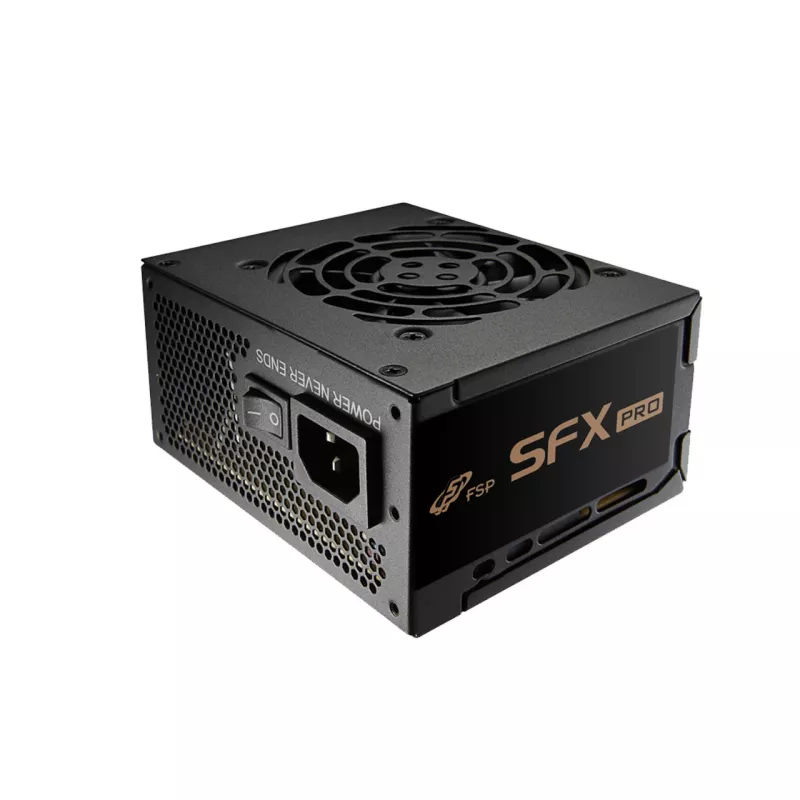 FSP SFX PRO 450W toiteplokk SFX SFX3.3 must, 450 W, 100 - 240 V, 50 - 60 Hz, 6 A, 2.5 A, aktiivne