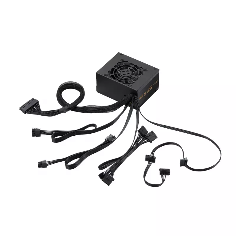 FSP SFX PRO 450W toiteplokk SFX SFX3.3 must, 450 W, 100 - 240 V, 50 - 60 Hz, 6 A, 2.5 A, aktiivne