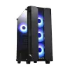 Arvuti korpus CHIEFTEC GS-01B-OP Tower Must — karastatud klaas, RGB ventilaatorid, toetab ATX/Micro-ATX, GPU kuni 320 mm